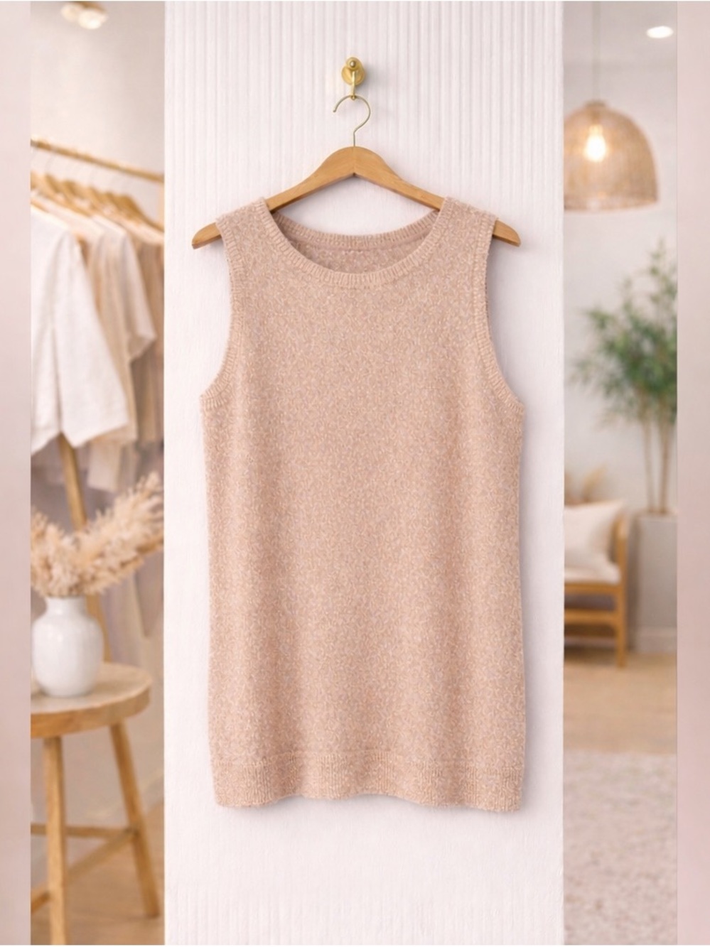 . JILL Sleeveless Knit Tunic Top
